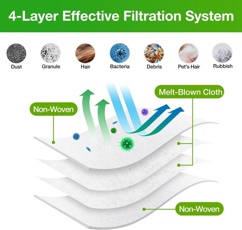 VB 16 Pack Replacement Roomba Vacuum Bags, Compatible with iRobot Roomba 104 105 405 504 505 705 Combo 10 Max, i7+ i3+ i4+ i6+ i8+ j7+ s9+, i s j Series, All Clean Base Automatic Dirt Disposal Bags - Image 2